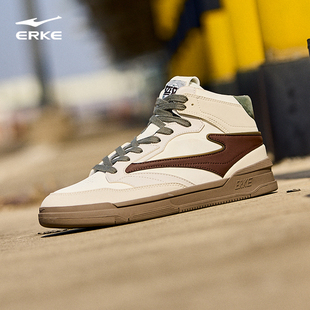 无双3.0 | 鸿星尔克板鞋2025秋季新品百搭运动鞋高帮休闲男鞋