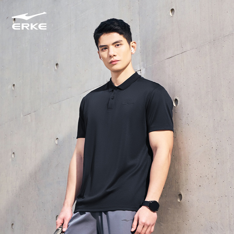 鸿星尔克polo衫男款夏季新款男士冰丝速干衣运动爸爸翻领短袖t恤,运动服/休闲服装,运动POLO衫,淘宝优惠券,粉丝福利购,淘宝优惠卷