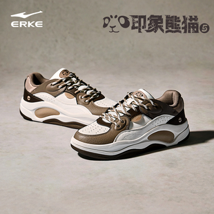 休闲鞋 印象熊猫5鸿星尔克板鞋 拼色复古厚底运动鞋 2025新款 子 男款