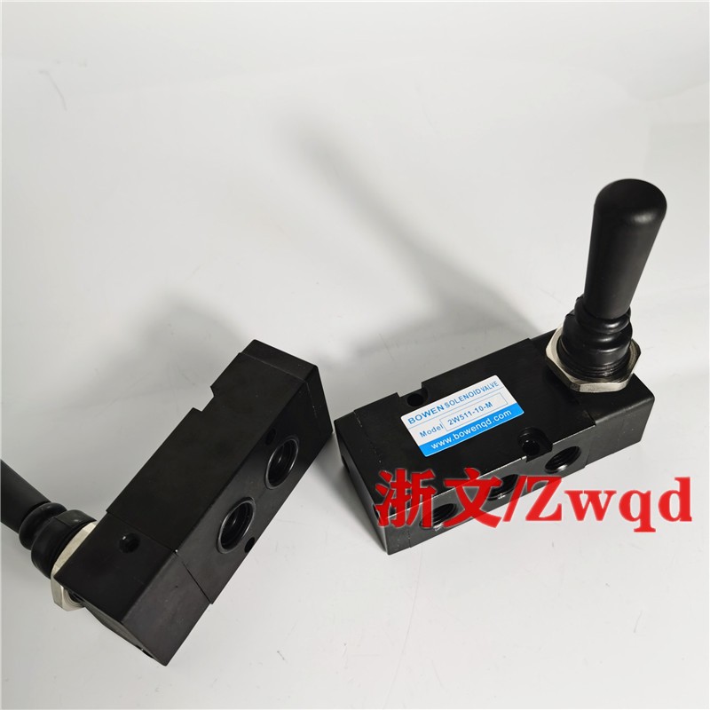 手动阀2W511-10-M手坂阀二位五通板式碟阀手动换向手板阀