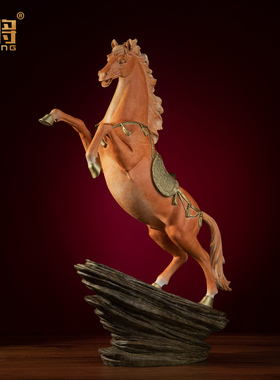 北将全铜马摆件办公室新中式礼品