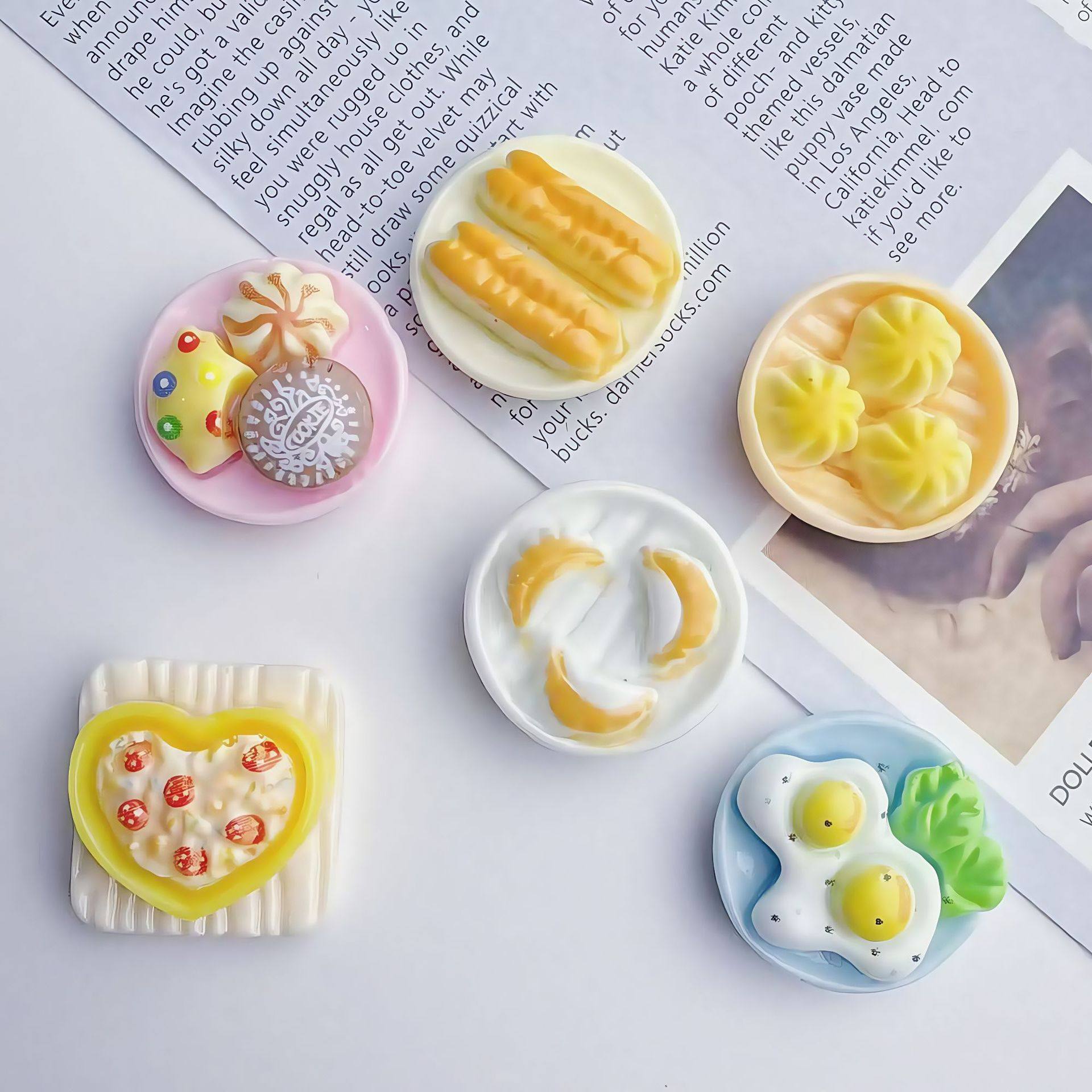 卡通油条包子精致食玩奶油胶diy手工发夹饰品冰箱贴材料树脂配件1,饰品/流行首饰/时尚饰品新,其他DIY饰品配件,淘宝优惠券,粉丝福利购,淘宝优惠卷