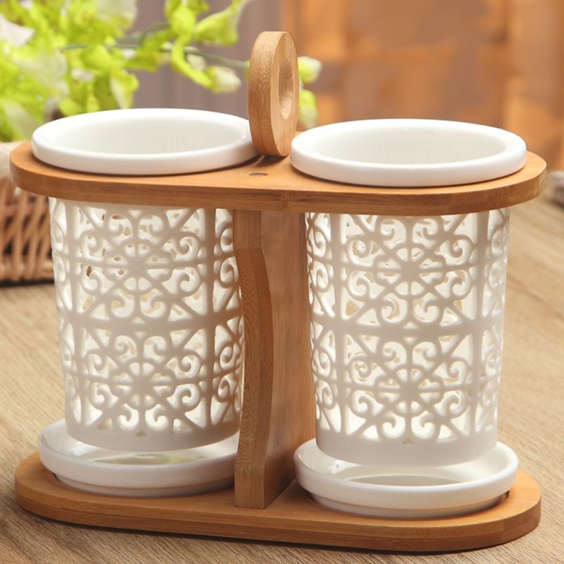 陶瓷筷子筒筷架防潮霉筷筒勺子收纳筷子笼筷子架餐具筷笼家用厨房