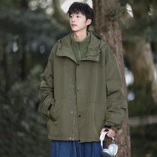 新款直销NASA三合一可拆卸冲锋衣2024新款外套男秋冬户外防水登山