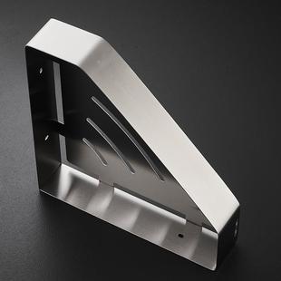 新款 直销304不锈钢浴室三角置物架免打孔角架三角篮扇形转角架卫