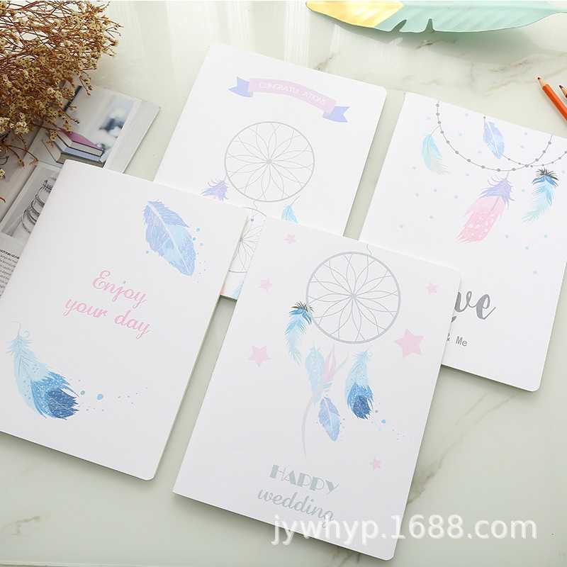 新款直销b5学生笔记本 初中高中小清新车线本16k缝线本记事本子文