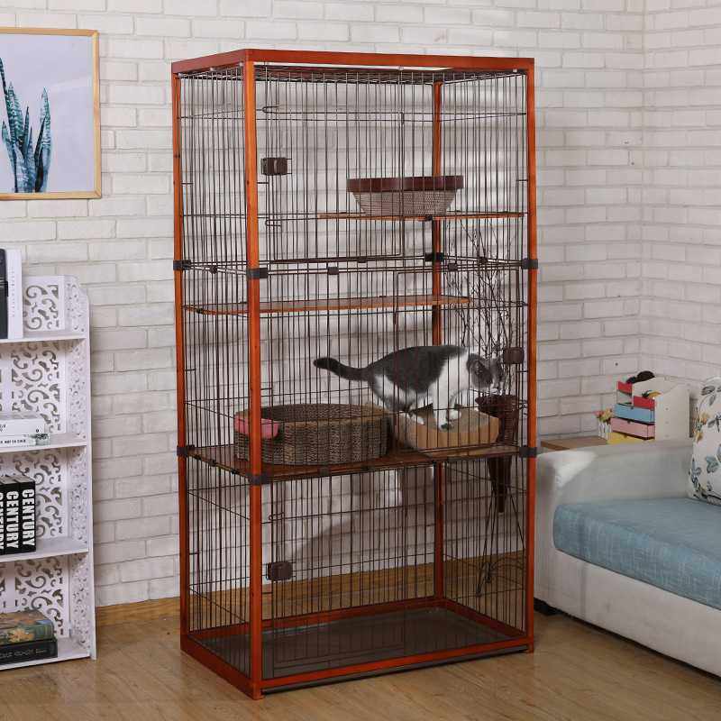 新款直销实木框多层猫别墅家用木质猫笼子三层猫舍两层猫架子四季,宠物/宠物食品及用品,猫笼子/猫别墅,淘宝优惠券,粉丝福利购,淘宝优惠卷