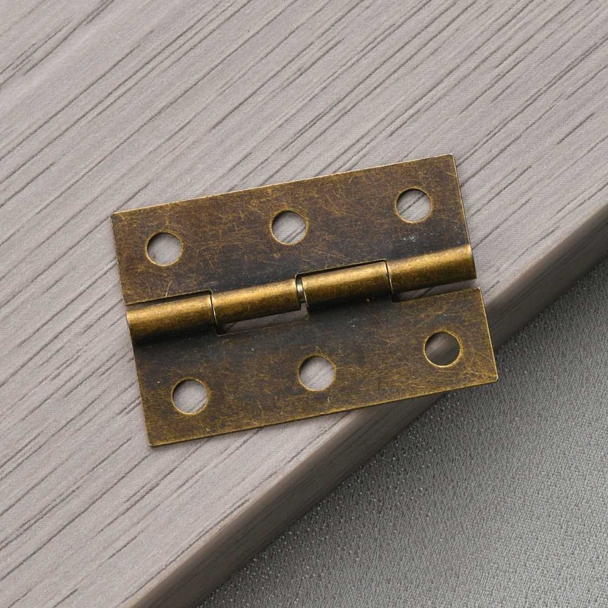 新款直销精茂五金JD2寸30*43mm6眼放眼仿古木盒礼盒平合页包装小