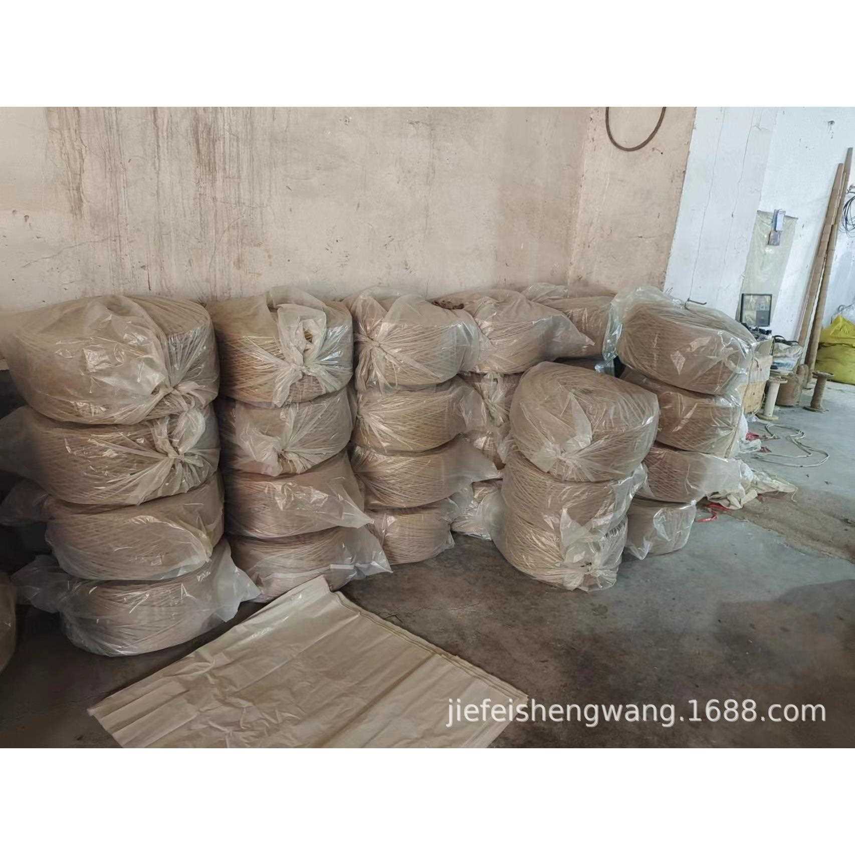 新款直销大卷麻绳猫爬架黄麻绳手工编织装饰复古园艺照片墙灯饰黄