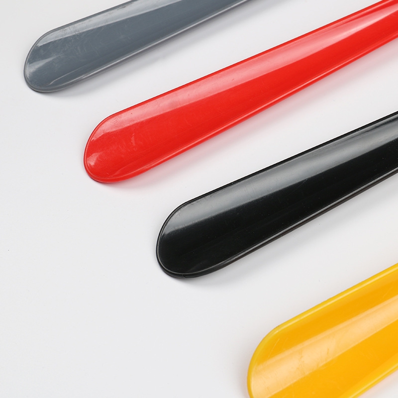 新款直销z016 48cm 皮绳鞋拔不弯腰穿鞋器可挂式提鞋器塑料鞋拔子