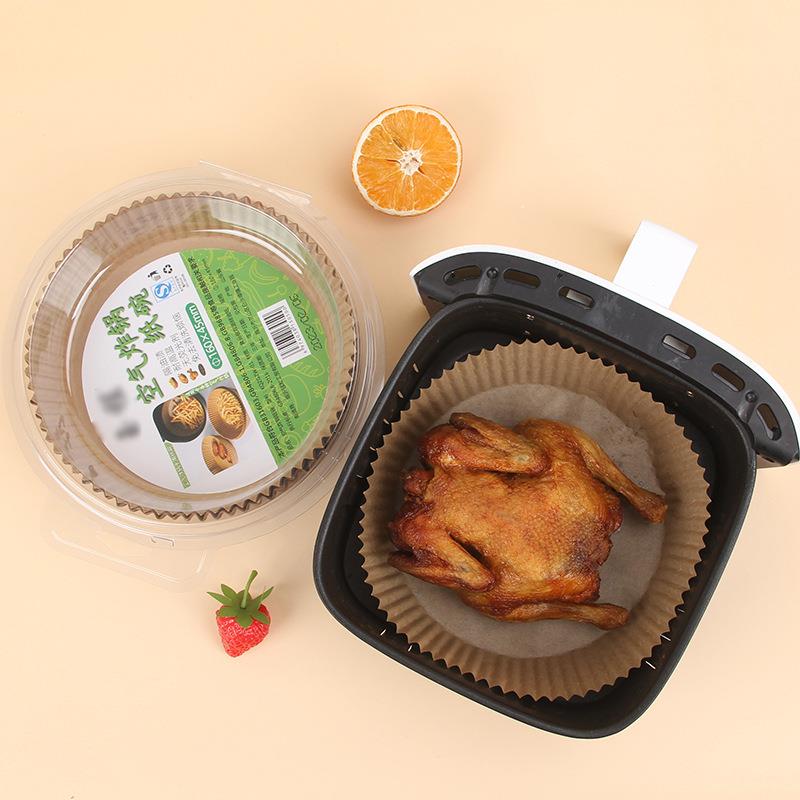 新款直销FDA认证空气炸锅专用纸硅油纸吸油纸食品家用烘焙食物垫