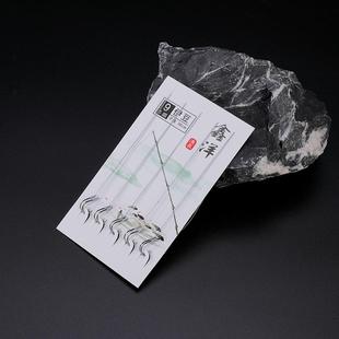 新款 钩绑好成品鱼 直销八编大力马子线双钩防缠绕子线钩粗线双钩袖