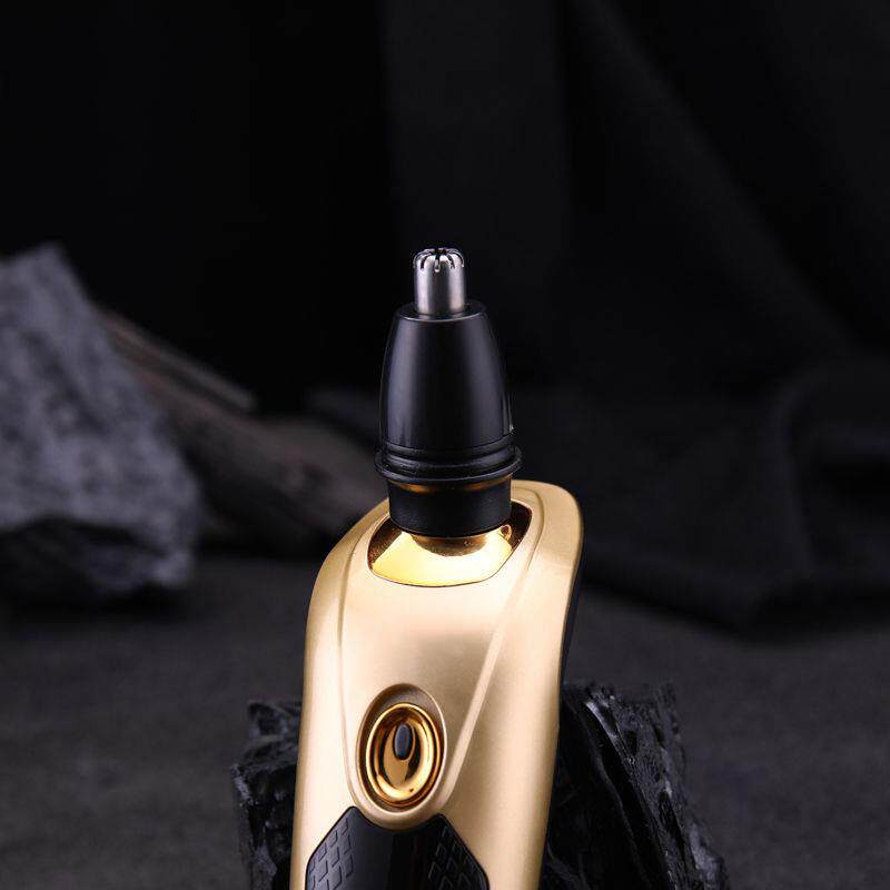 新款直销男士三合一电动剃须刀鬓毛刀USB充电可水洗鼻毛器理发器