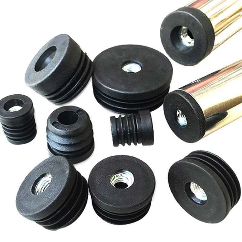 新款直销螺母16圆管螺母M6塑料堵头不锈钢螺母塞管塞内塞桌子调节