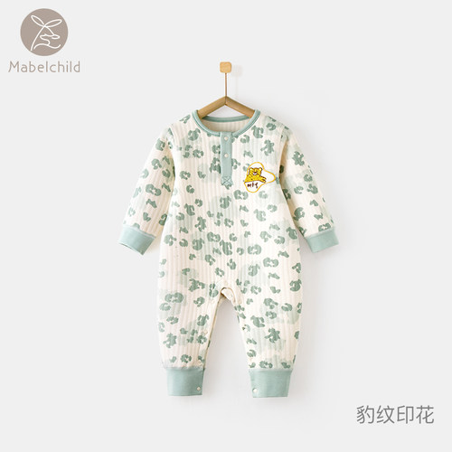 mabelchild冬季家居服连体衣