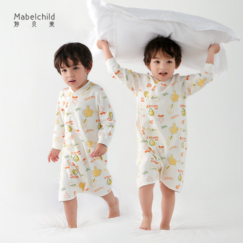 mabelchild秋季婴儿睡衣