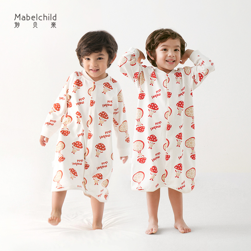 婴儿睡袍儿童睡衣薄款宝宝