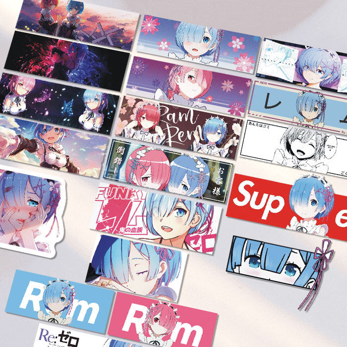 box车贴从零开始的异世界生活女仆蕾姆动漫机箱反光zero汽车贴纸