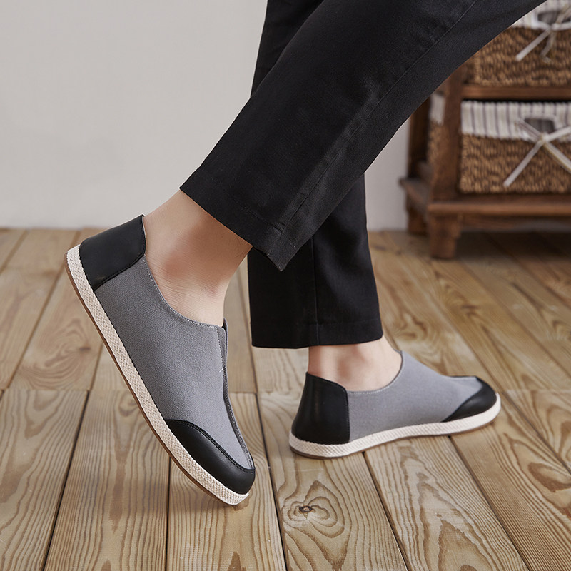 布语堂非遗本草布鞋男女同款春季新禅意款透气一脚蹬休闲居士单鞋