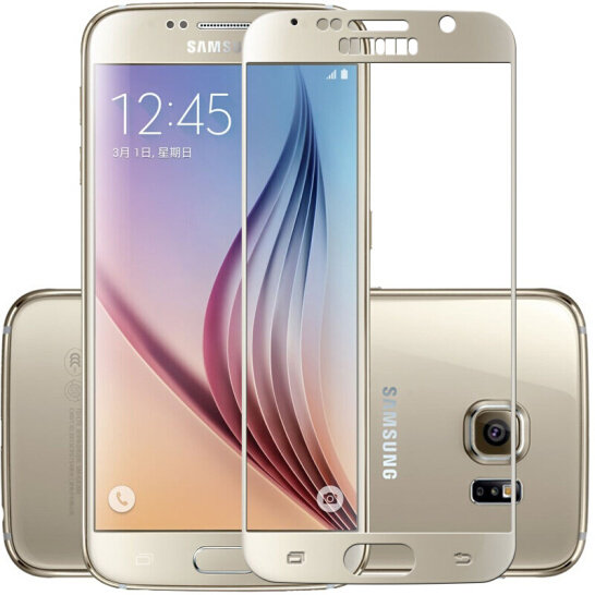 三星s6钢化膜全屏覆盖手机贴膜三星g9200/9208/9209高清防爆贴膜适用