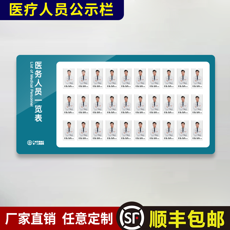 口腔医疗诊所科室务人员一