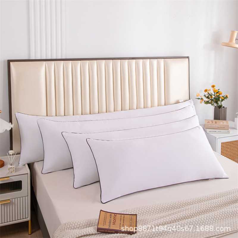 新款直销直销长枕头1.2/1.5/1.8米双人枕加长抱枕情侣枕头芯长款