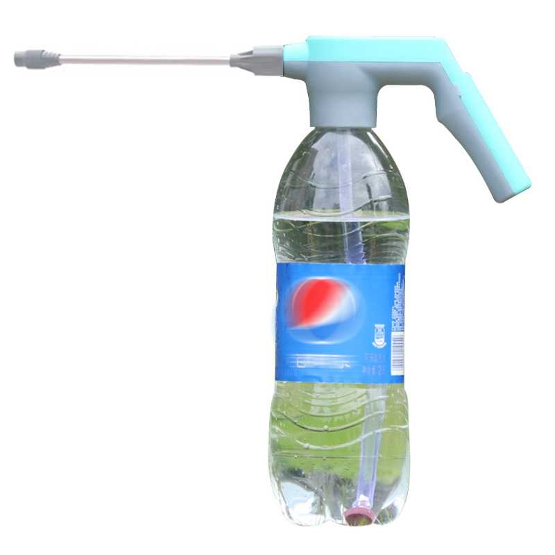 新款直销电动气压式喷头塑料瓶喷头浇花洗车可搭配水管壶身洒水壶