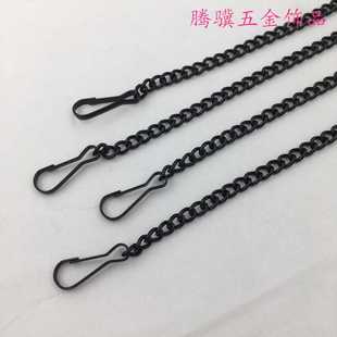 新款直销50cm黑色吊牌链挂链细铁链子科室门牌广告吊链条海报金属