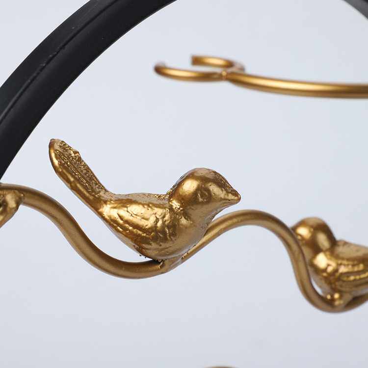 新款直销中国风红酒架 中式古典红酒杯架倒挂红酒杯架造型酒柜装