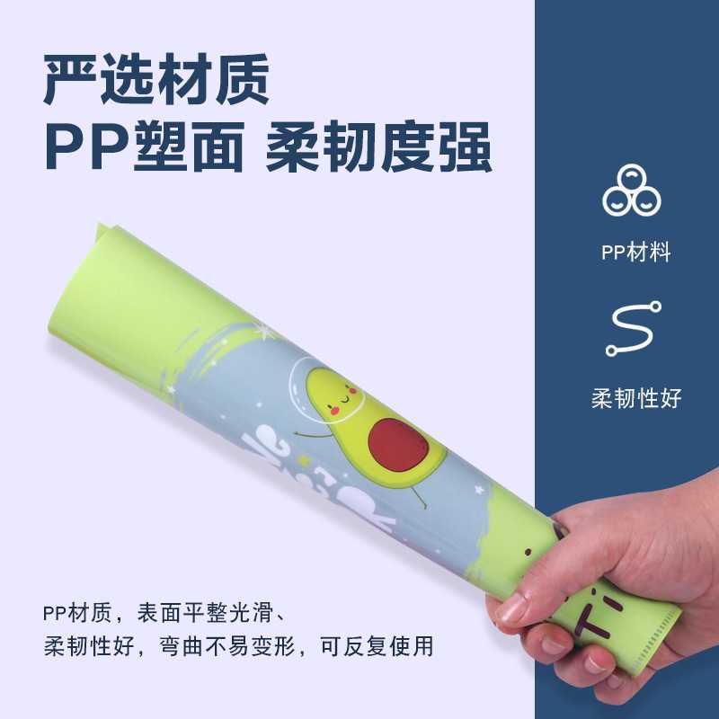 新款直销L型文具文件夹定制透明塑料收纳资料PP夹A4档案夹印广告L