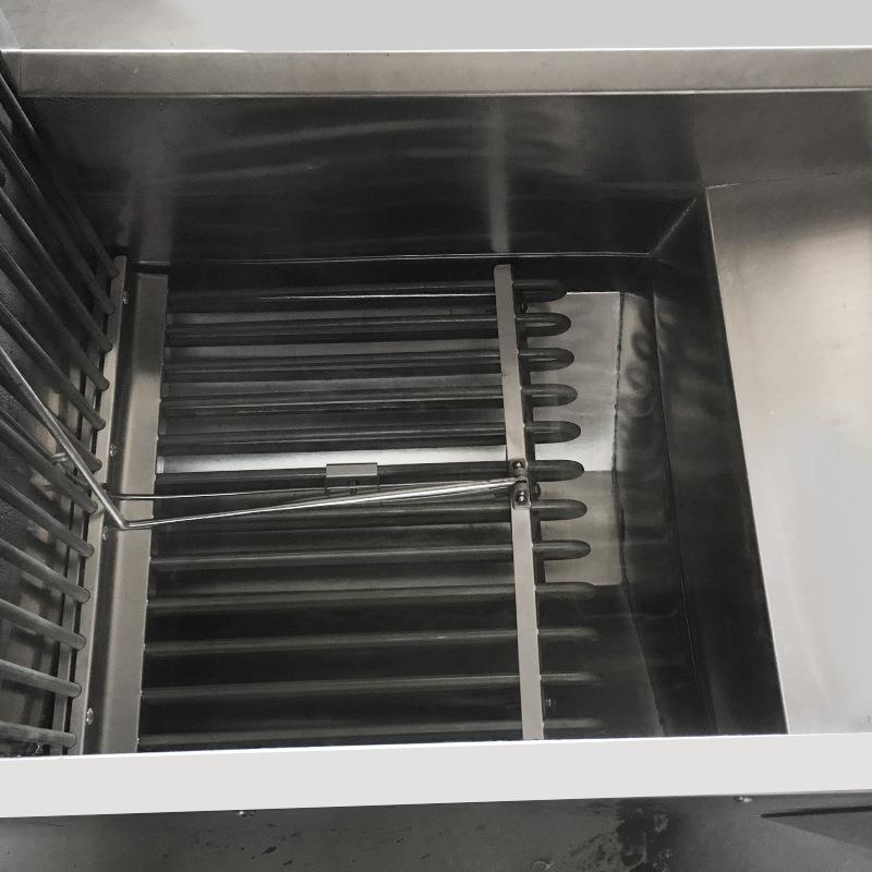 新款直销大容量商用立式电脑版电炸炉单双缸油炸锅肯德基汉堡炸鸡