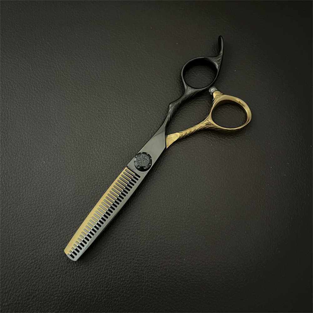 新款直销黑金美发剪刀  DMX-6寸 牙剪 平剪 发型师剪刀 黑金款 剪,居家日用,美发刀剪,淘宝优惠券,粉丝福利购,淘宝优惠卷