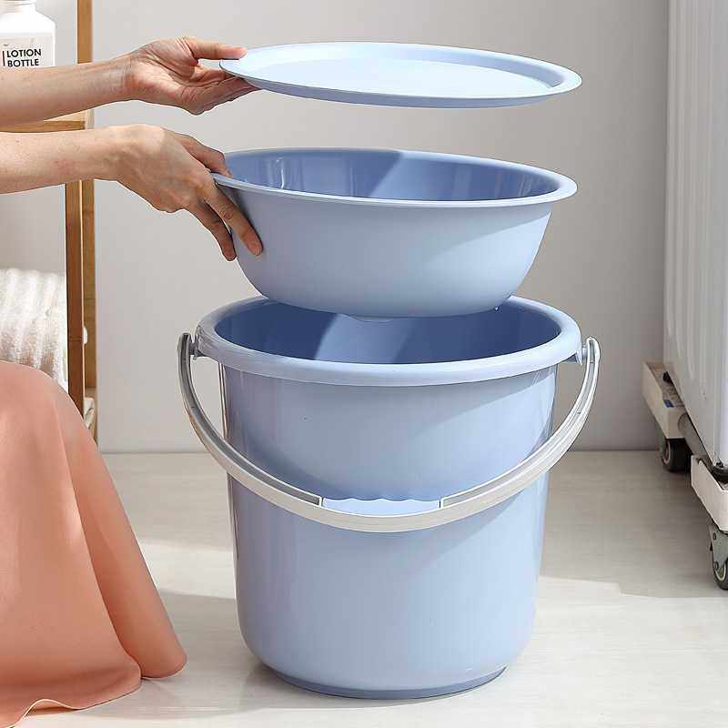 新款直销直销家用加厚储水桶带手提带盖宿舍洗衣洗澡桶盛水桶一件,厨房/烹饪用具,水舀/水瓢,淘宝优惠券,粉丝福利购,淘宝优惠卷