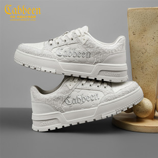 卡宾男鞋2026春季新款休闲鞋男士百搭小白鞋时尚厚底增高运动鞋