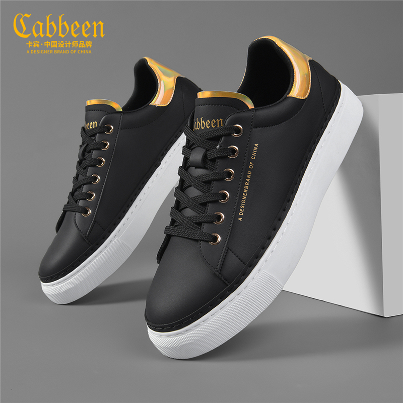卡宾男鞋正品透气鞋子潮鞋秋季低帮简约新款素面男士休闲百搭板鞋
