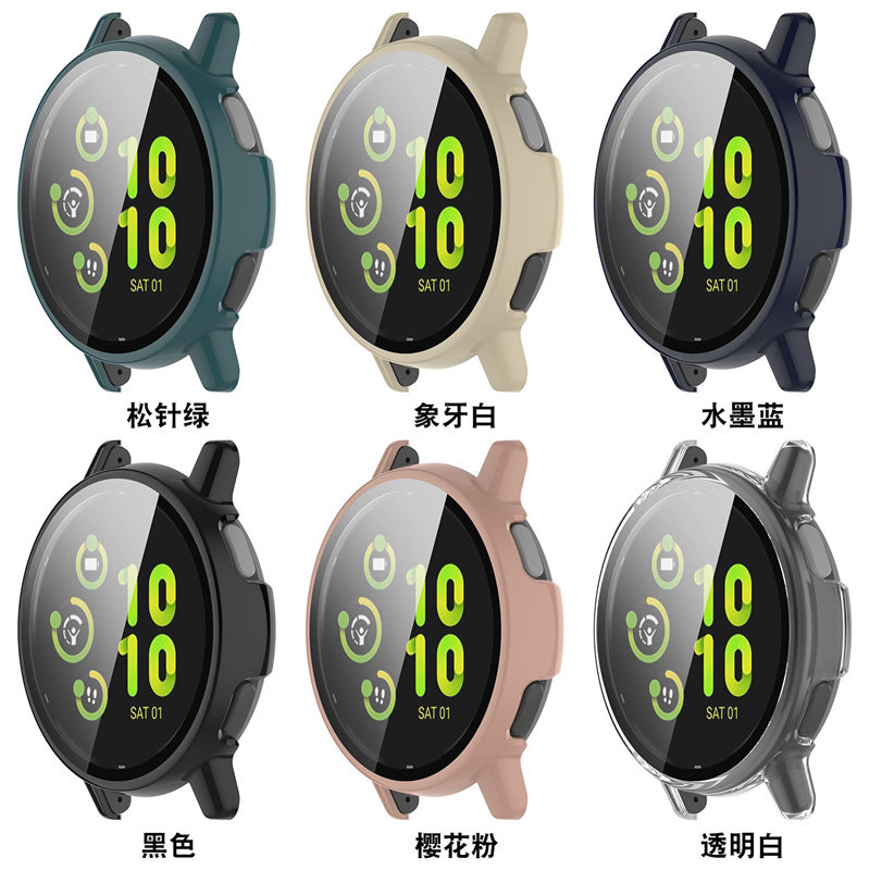 适用佳明Garmin vivoactive5表壳全包壳膜一体保护壳GarminActive5/6保护套防刮耐磨个性潮流轻薄不影响按键 - 实物图