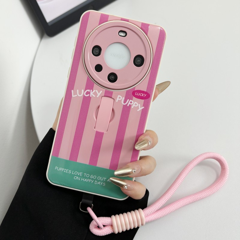 适用华为mate60pro手机新款壳Pura70pro+的外壳全包防摔保护P70女带支架40可爱创意por挂绳meta50套情侣软ins