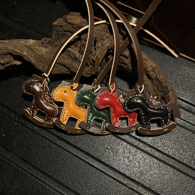 Behfxy纯手工缝制包包小马挂饰