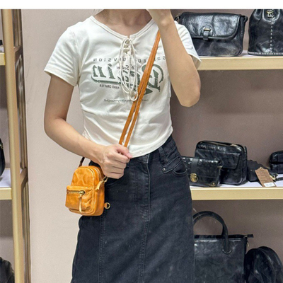 Behfxy帛雲头层牛皮小背包