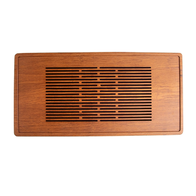 叁旬弦乐简约现代排水式实木茶盘