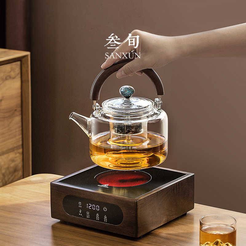 叁旬电陶炉煮茶器玻璃壶