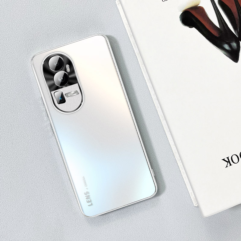 适用于OPPOReno10磨砂玻璃手机壳