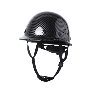 碳纤维黑色国标ABS安全帽工地工程施工安全头盔领导监理可印制图