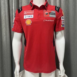 适用A星杜卡迪厂队服短袖夏季摩托车赛车骑行polo衫男女t恤Motogp
