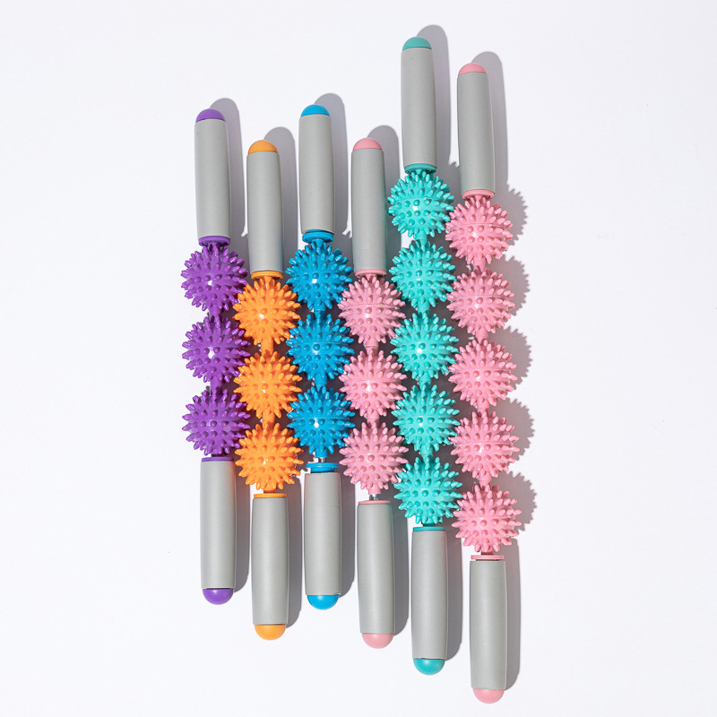 刺猬球滚轮狼牙棒瘦大腿小腿