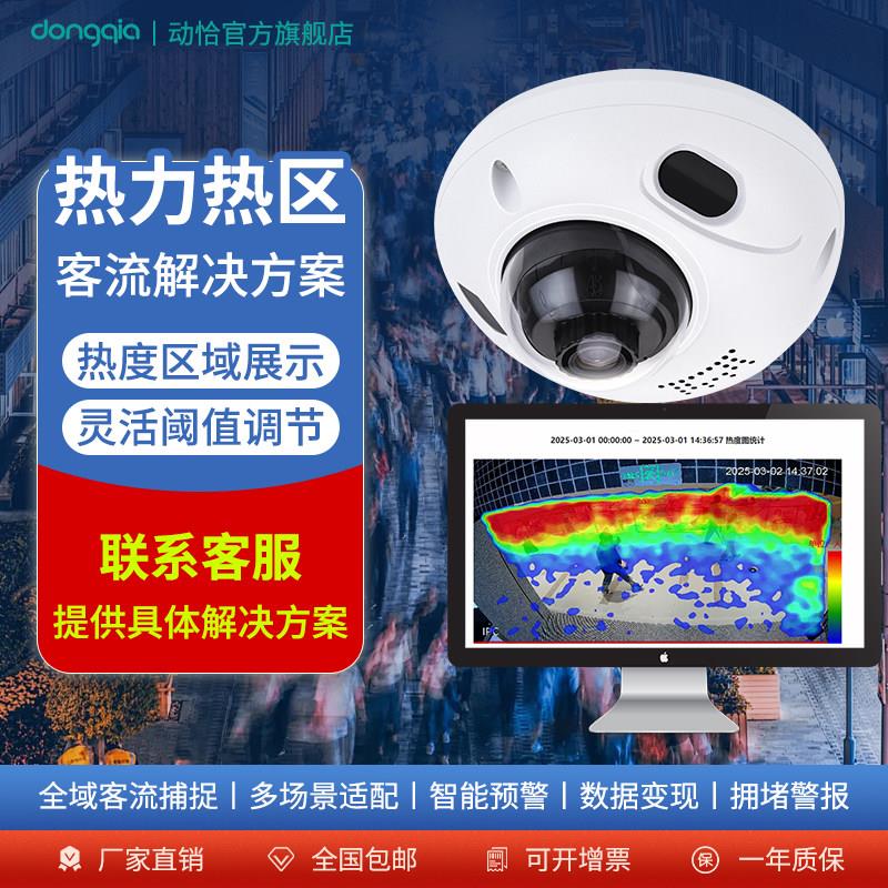 展会热力图热区客流分析仪客流计数器摄像机门店展厅人数统计系统