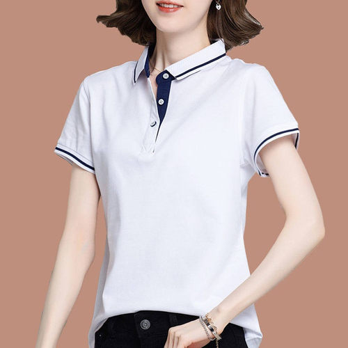 工作服Polo衫夏印字短袖t恤定制