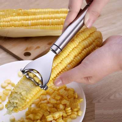 不锈钢玉米粒神器刀工具厨房家用刮削剥玉米机刨分离