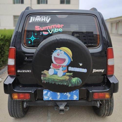 铃木吉姆尼后备胎罩新款特厚个性外饰改装轮胎套防尘套