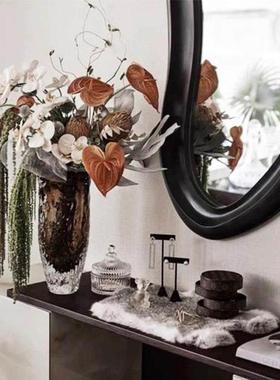 Sjds欧洲无障碍豪华样板房梳妆台桌面装饰饰品花卉珠宝架道具组合